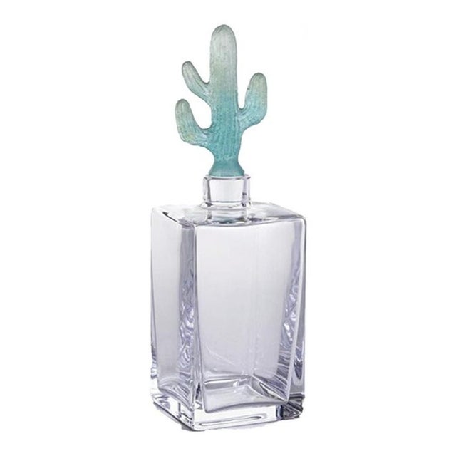 1980s Crystal Carafe Cactus from McConnico & Daum, 1987 For Sale - Image 5 of 5