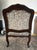French Provincial Thomasville Furniture Vintage Louis XV Country French Provincial Armchair Brown & Cream Abstract For Sale - Image 3 of 5