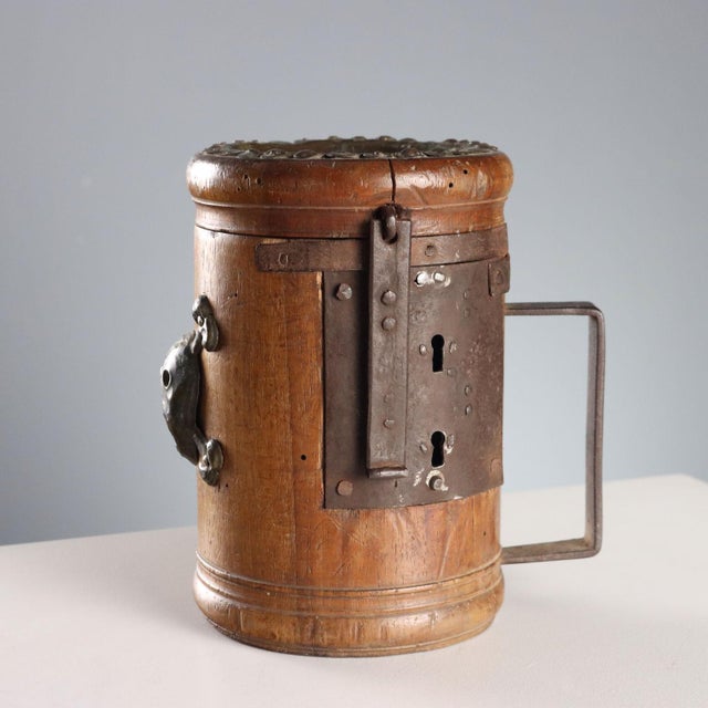 Vintage Almoner in Walnut For Sale - Image 5 of 10