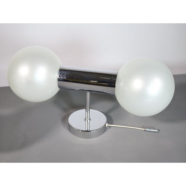 Silver Space Age Chrome Wall Lights by Motoko Ishii for Staff, 1970s, Set of 2 For Sale - Image 8 of 13