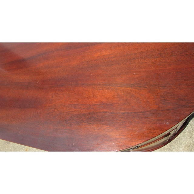 1940s Bernhardt Sideboard Buffet Mahogany Vintage Designer For Sale - Image 6 of 14