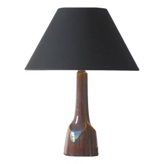 Danish Ceramic Table Lamp attributed to Einar Johansen for Søholm, 1960s For Sale
