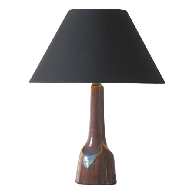 Danish Ceramic Table Lamp attributed to Einar Johansen for Søholm, 1960s For Sale