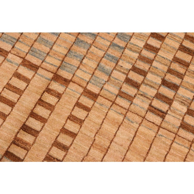 1990s 1990s Boheiman Gabbeh Tan/Brown Wool Rug - 6'0" X 8'6" For Sale In New York - Image 6 of 10