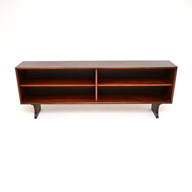 A lovely vintage Danish vintage open bookcase / hutch by Axel Christensen for ACO mobler. It was made in Denmark in the...