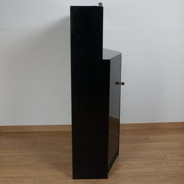 Wood Art Deco Ebonised Drinks Cabinet, 1930s For Sale - Image 7 of 9