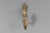 Decorative cast brass curtain hook. Circa 1900.