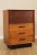 Lane Furniture Lane Mid Century Modern Pecan & Rosewood Tall Chest For Sale - Image 4 of 13