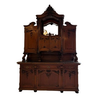 Baroque Pfeiferl Topboard Buffet, 1880s For Sale