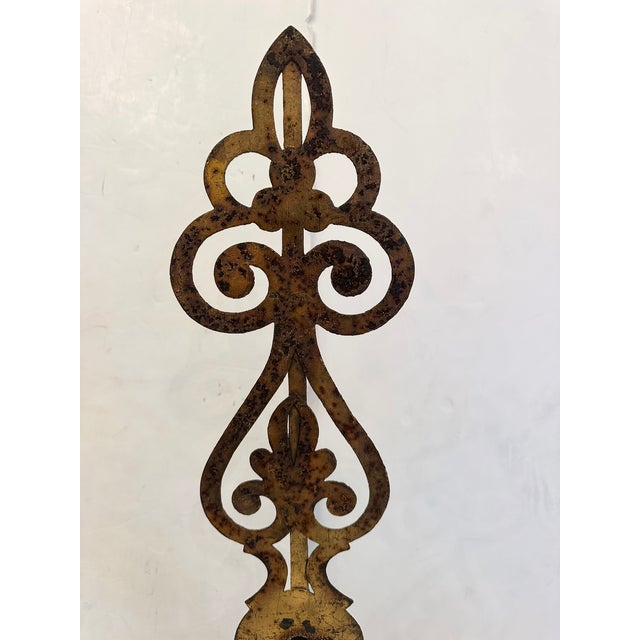 Folk Art Found Object Antique Clock Hand Sculptures on Stands -Set of 3 For Sale - Image 3 of 15