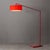 Early 21st Century Stretch Arc Floor Lamp - 87", Red Finish, Sturdy Rectangular Base, Dimmer Switch For Sale - Image 5 of 18