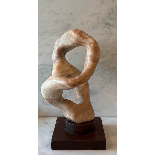 Mid-Century Modern Large Vintage Stone Hand Carved Organic Sculpture For Sale - Image 3 of 12