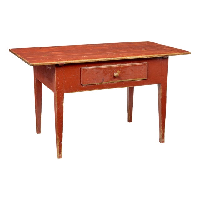 Swedish Painted Pine Table, 1860 For Sale