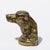 Brass Pair of Brass Spaniel-Head Bookends Mid-20th Century For Sale - Image 8 of 8