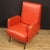 Set of Italian Armchairs in Red Faux Leather, 1970s For Sale - Image 6 of 13