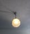 Art Deco Pendant Light in Opaque Glass Globe For Sale - Image 4 of 7