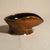 Hand-Thrown Studio Ceramic Bowl With Undulating Rim Earthy Brown and Blue Glaze on Pedestal Foot For Sale - Image 4 of 13