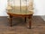 English 19th Century Mahogany Table with Green Leather Oval Top and Turned Legs For Sale - Image 10 of 12