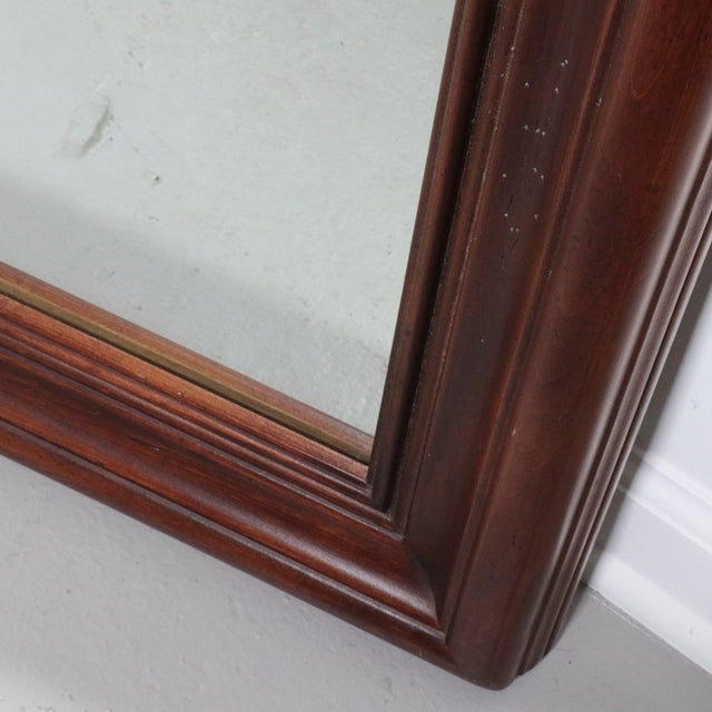 Mid Century Louis Philippe Style Arched Wall Mirror For Sale In Tampa - Image 6 of 7