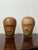 Vintage French Haberdashery Shop Display Millinery Heads, Set of 2 For Sale - Image 4 of 6