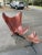 Rare 1960s swivel sling chair by William Katavolos for Leathercraft. Made from iron and saddle leather. Great patina with...
