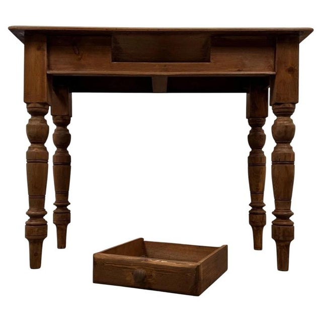 20th Century English Pine Side Table For Sale - Image 3 of 12