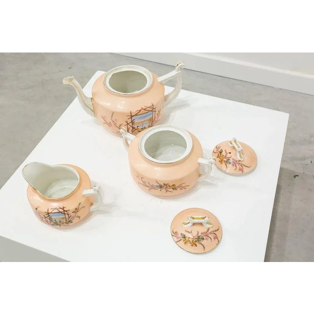 Antique Porcelain Coffee Service Set, Set of 15 For Sale - Image 5 of 8