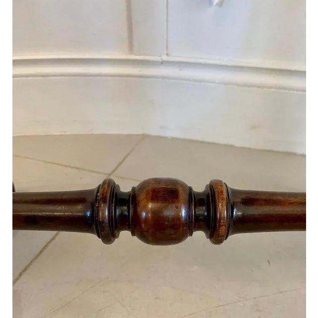 Unusual antique victorian quality mahogany circular lamp table having a quality mahogany circular top with a moulded edge...