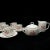 1930s Art Deco Coffee Cups and Saucers from Ćmielów Factory, Poland, 1930s, Set of 14 For Sale - Image 5 of 9
