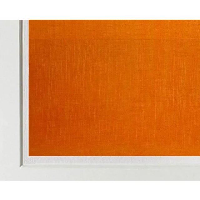 Abstract Contemporary Abstract Cold Wax and Oil Stick on Canvas Paper Painting "Linear Zest" by Janise Yntema For Sale - Image 3 of 7