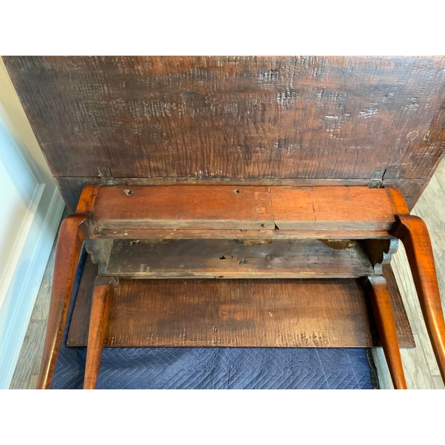 Auburn Queen Anne Curly Maple Drop Leaf Table For Sale - Image 8 of 12