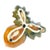 Sculptural Acorn & Oak Leaf Ceramic Divided Serving Dish For Sale - Image 9 of 16