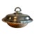 1960s Wm Rogers Mid-Century Round Silver Plated Casserole Dish With Original Pyrex Insert For Sale