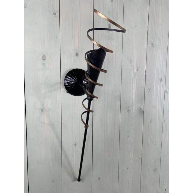 Vintage Chandelier and Wall Lights, 20th Century, Set of 3 For Sale - Image 6 of 7