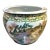 Chinese Ceramic Bird Planter W/ Koi Fish Interior For Sale