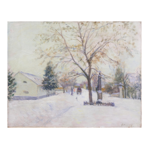 'Winter, Hungary' by Lajos Kunffy, Paris, Salon D' Automne, Légion D'Honneur, Académie Julian