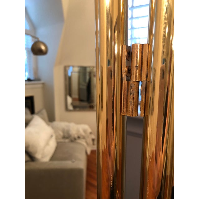 1970's Vintage Jb Ross Full Length Brass Tri Fold Mirror ...