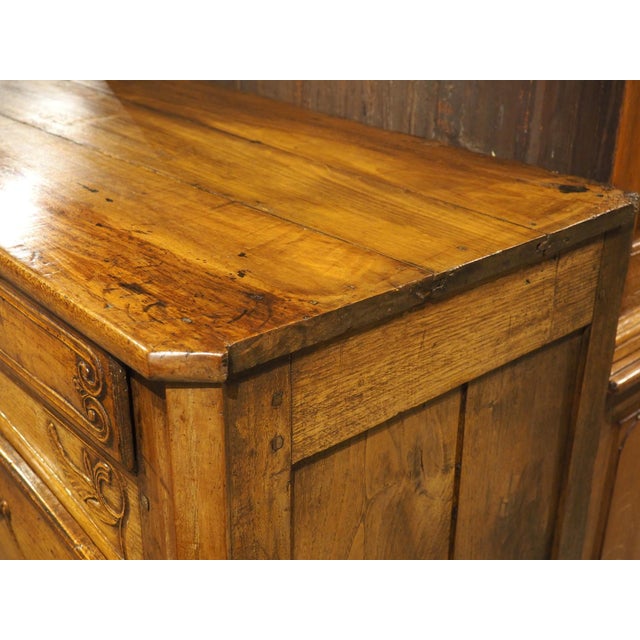 Brown Circa 1800 Carved Oak Buffet From the Area of Mont St. Michel, France For Sale - Image 8 of 18