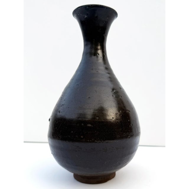 Chinese Antique Pear-Shaped Honan Ware Vase For Sale - Image 3 of 9