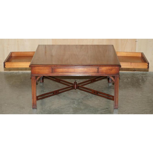 Flamed Hardwood Coffee Tables, Set of 2 For Sale - Image 13 of 18