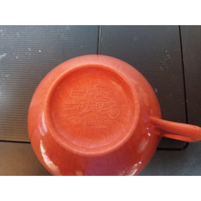 Vintage Burnt Orange Branchell Color Flyte Dishes- 6 Pieces For Sale - Image 6 of 6