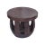 Wood Vintage African Baga Low Stool Guinea-Bissau For Sale - Image 7 of 7