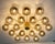 Fabio Ltd 21st Century Natural Brass Smoky Murano Globes Flush Mount by Fabio LTD For Sale - Image 4 of 6