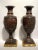Late 19th Century 19th Century Classical Rouge Marble Vases on Giltwood Bases - A Pair For Sale - Image 5 of 8
