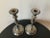 19th Century English Georgian Design Silver Plate Tall Candlesticks- A Pair For Sale - Image 5 of 12