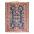 Antique Zabihi Collection Navy Blue Persian Sarouk Rug - 8'9" x 10'11" For Sale