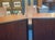Mid-Century Modern Pair of French MCM Brass Inlaid Mahogany and Ebony Side Cabinets For Sale - Image 3 of 7
