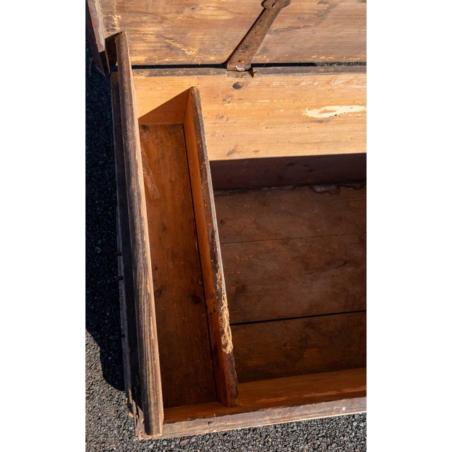 19th Century German Paint Decorated Blanket Chest or Coffee Table Dated 1831 For Sale - Image 16 of 18