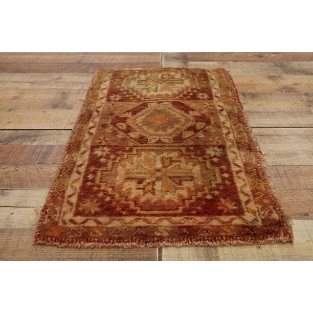 Textile Vintage Turkish Yastik Rug - 01'06 X 02'07 For Sale - Image 7 of 8