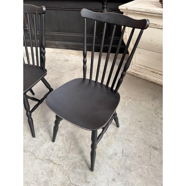 1960s Bistro Chairs from Baumann, 1960s, Set of 4 For Sale - Image 5 of 9